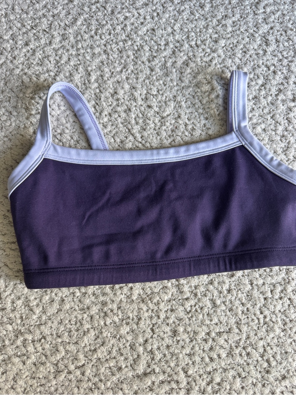 Liaison the label basic contrast bra in purple and lilac